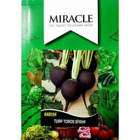 Miracle 10 gr Toros Siyahı Turp Tohumu