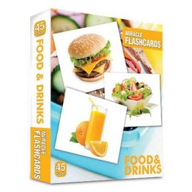 MIRACLE FLASHCARDS: FOOD AND DRINK BOX - KOLEKTIF