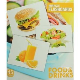 MIRACLE FLASHCARDS: FOOD AND DRINK BOX - KOLEKTIF