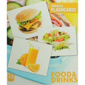 MIRACLE FLASHCARDS: FOOD AND DRINK BOX - KOLEKTIF