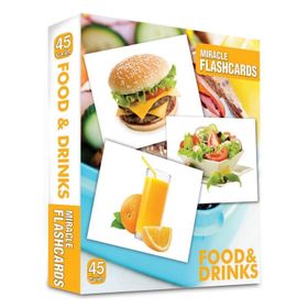 MIRACLE FLASHCARDS: FOOD AND DRINK BOX - KOLEKTIF