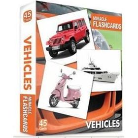 Miracle Flashcards Vehicles - 45 Pictures - Kolektif