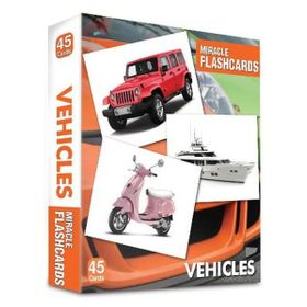 Miracle Flashcards Vehicles - 45 Pictures - Kolektif