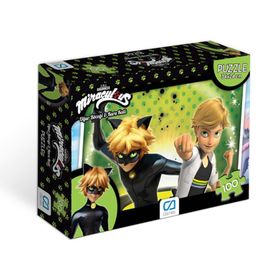 Miracolous Uğur Böceği ve Kara Kedi 100 Parça Puzzle