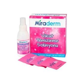 Miraderm 20 Yaprak Vücut Temizleme Losyonu + 100 ml Solüsyon