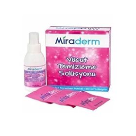 Miraderm 20 Yaprak Vücut Temizleme Losyonu + 100 ml Solüsyon