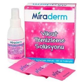 Miraderm 20 Yaprak Vücut Temizleme Losyonu + 100 ml Solüsyon