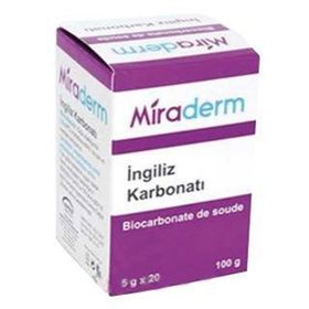 Miraderm 5 gr x 20 100 gr İngiliz Karbonatı
