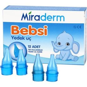 Miraderm Bebsi 12 Adet Yedek Uç Burun Aspiratörü