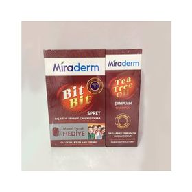 Miraderm Bit Bit Sprey 100 ml+150 ml Tea Tree Oil Şamuan + Metal Tarak Hediye