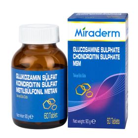 Miraderm Glukozamin Kondroitin MSM 60 Tablet
