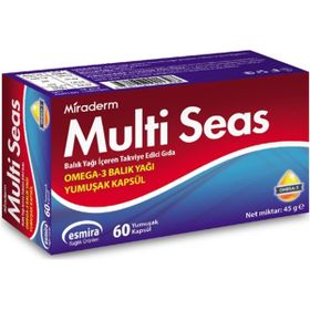 Miraderm Multi Seas Omega-3 60 Kapsül Balık Yağı