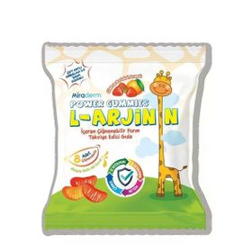 Miraderm Power Gummies L-Arginin 64 Çiğnenebilir Tablet
