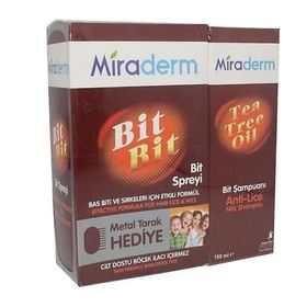 Miraderm Tea Tree Oil 150 ml Şampuan + 100 ml Bit Spreyi