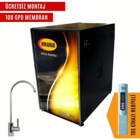 Miramak Altın Damla 100GPD Membran Su Arıtma Cihazı