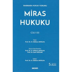 Miras Hukuku Cilt III- Seçkin Yayınevi