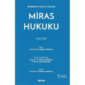Miras Hukuku Cilt III- Seçkin Yayınevi