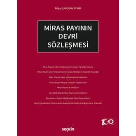 Miras Payının Devri Sözleşmesi - Büşra Çalışkan Demir