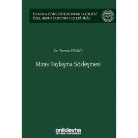 Miras Paylaşma Sözleşmesi - Numan Tekelioğlu