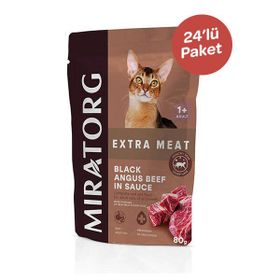 Miratorg Adult Gravy Sığır Etli 24x80 gr Yaş Kedi Maması