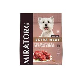 Miratorg Extra Meat Adult Mini Sığır Etli 3 kg Küçük Irk Yetişkin Köpek Maması