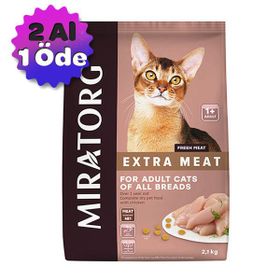 Miratorg Extra Meat Adult Tavuk Etli 2.1 kg Yetişkin Kedi Maması