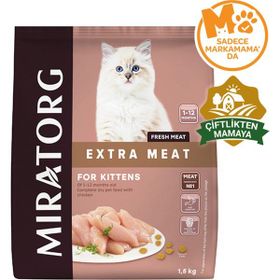 Miratorg Extra Meat Kitten Tavuk Etli 1.5 kg Yavru Kuru Kedi Maması