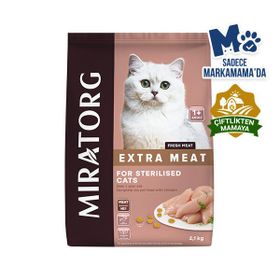 Miratorg Extra Meat Sterilised Tavuk Etli 2.1 kg Kısırlaştırılmış Kedi Maması