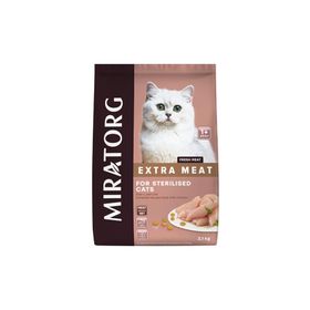 Miratorg Extra Meat Sterilised Tavuk Etli 2.1 kg Kısırlaştırılmış Kedi Maması