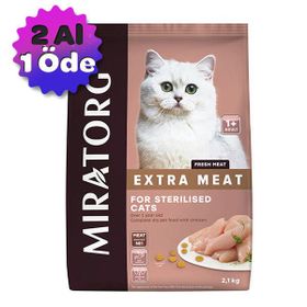Miratorg Extra Meat Sterilised Tavuk Etli 2.1 kg Kısırlaştırılmış Kedi Maması