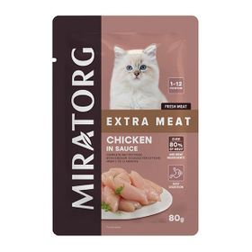 Miratorg Kitten Gravy Tavuk Etli 80 gr Yavru Kedi Yaş Maması