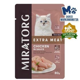 Miratorg Kitten Gravy Tavuk Etli 80 gr Yavru Kedi Yaş Maması