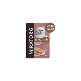Miratorg Sterilised Gravy Tavuklu 24x80 gr Kısırlaştırılmış Kedi Yaş Maması