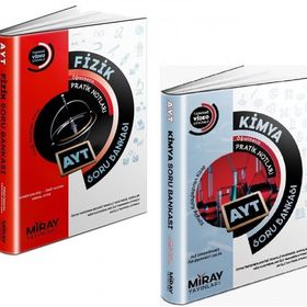 Miray 2 Kitap 2023 Ayt Fizik + Kimya Soru Bankası Seti