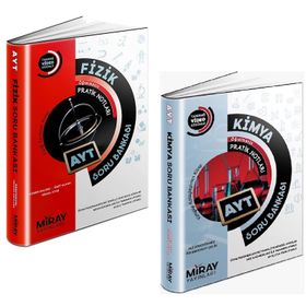Miray 2 Kitap 2023 Ayt Fizik + Kimya Soru Bankası Seti