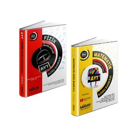 Miray 2 Kitap 2023 Ayt Matematik + Fizik Soru Bankası Seti