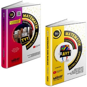Miray 2 Kitap 2023 Tyt Ayt Matematik Soru Bankası Seti
