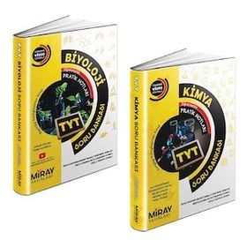 Miray 2 Kitap 2023 Tyt Biyoloji + Kimya Soru Bankası Seti