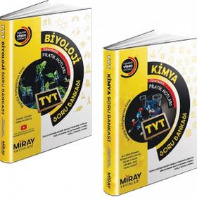 Miray 2 Kitap 2023 Tyt Biyoloji + Kimya Soru Bankası Seti