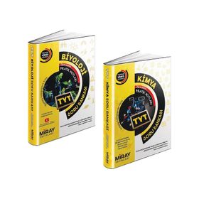 Miray 2 Kitap 2023 Tyt Biyoloji + Kimya Soru Bankası Seti