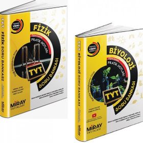 Miray 2 Kitap 2023 Tyt Fizik + Biyoloji Soru Bankası Seti