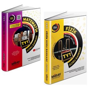 Miray 2 Kitap 2023 Tyt Matematik + Fizik Soru Bankası Seti