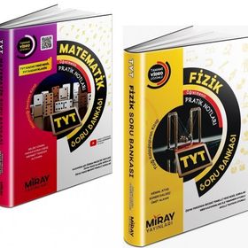 Miray 2 Kitap 2023 Tyt Matematik + Fizik Soru Bankası Seti