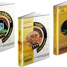 Miray 2023 Tyt Tarih + Coğrafya + Din Soru Bankası Seti 3 Kitap