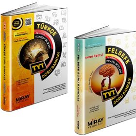 Miray 2023 Tyt Türkçe + Felsefe Soru Bankası Seti 2 Kitap