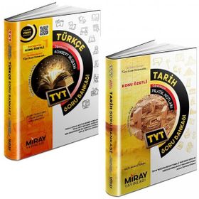 Miray 2023 Tyt Türkçe + Tarih Soru Bankası Seti 2 Kitap