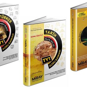 Miray 2023 Tyt Türkçe + Tarih Soru Bankası Seti 2 Kitap