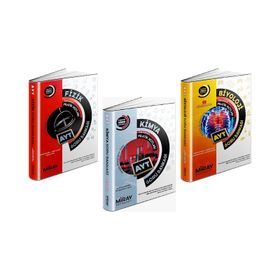 Miray 3 Kitap 2023 Ayt Fizik + Kimya + Biyoloji Soru Bankası Seti