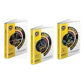 Miray 3 Kitap 2023 Tyt Fizik + Kimya + Biyoloji Soru Bankası Seti