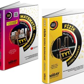 Miray 3 Kitap 2023 Tyt Matematik + Fizik + Kimya Soru Bankası Seti